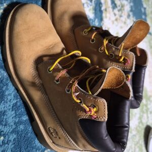 Timberland Tan Leather Boots
